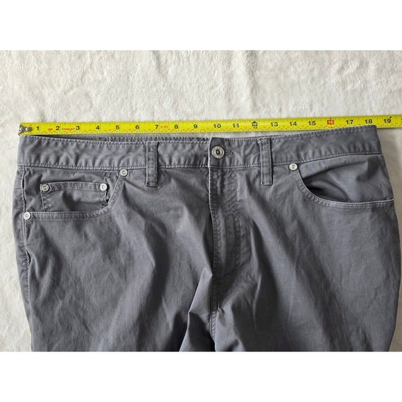 Bonobos Mens Slim Fit Grey Chino Pants 5-Pocket Stretch Cotton 36x34 Mens Grey - Picture 5 of 8
